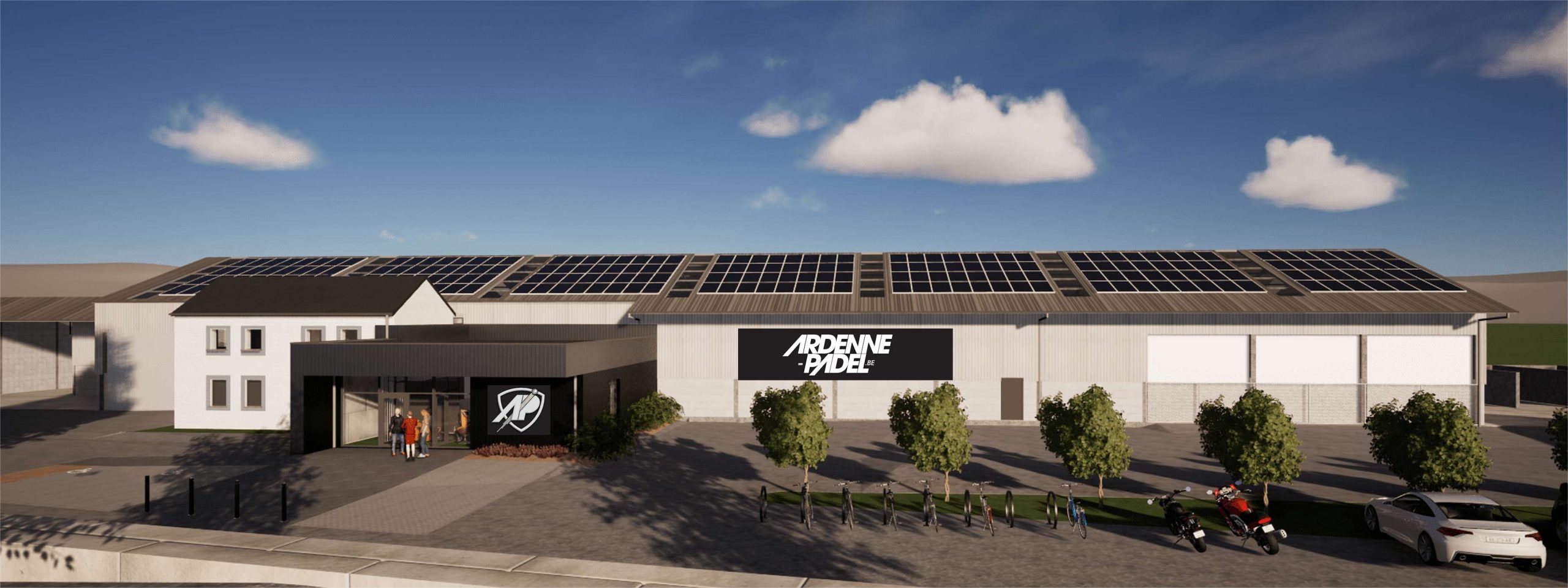 Futur bâtiment Ardenne Padel